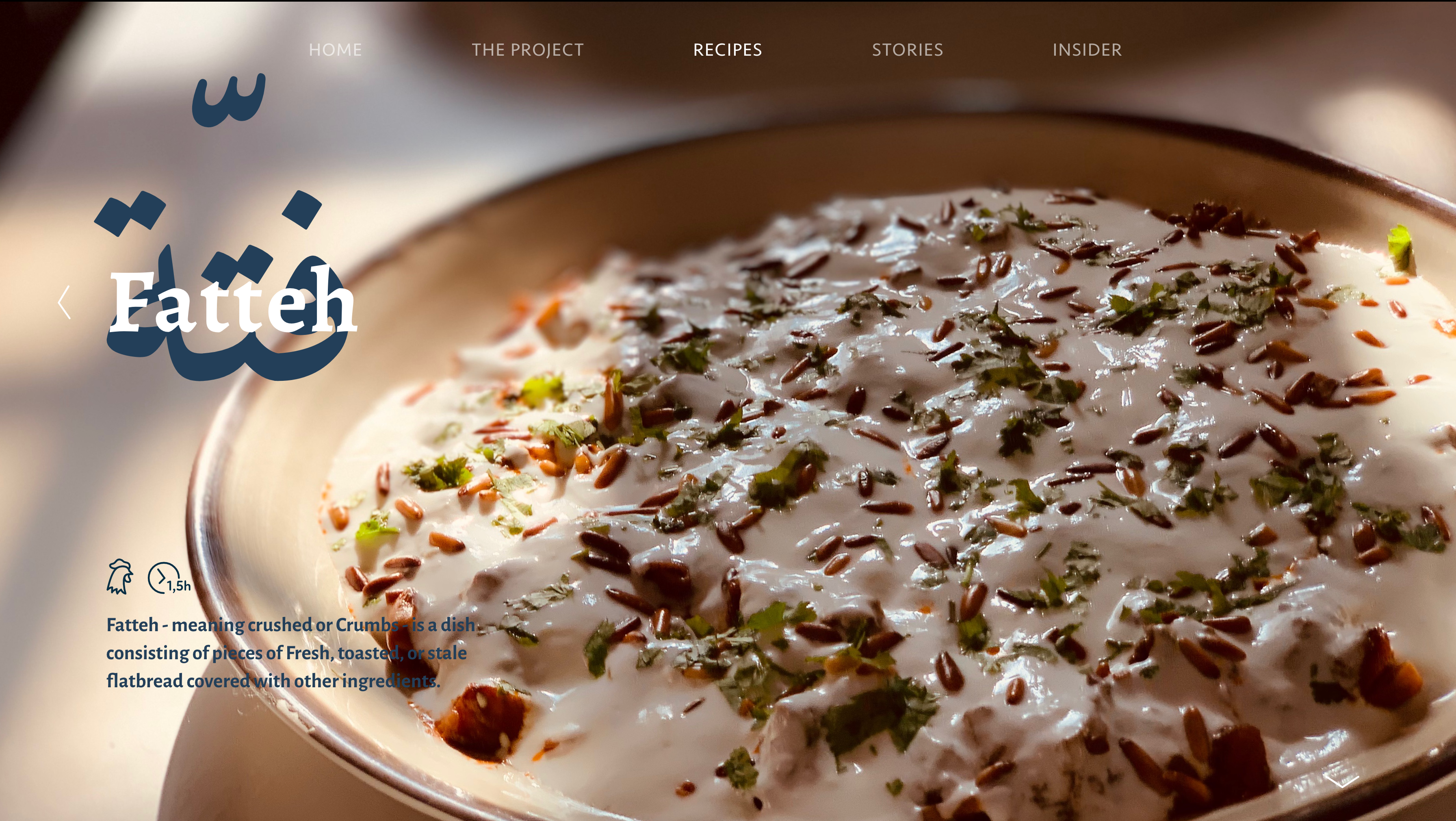 Scroll Animation der Website mit Parallaxe Effekt